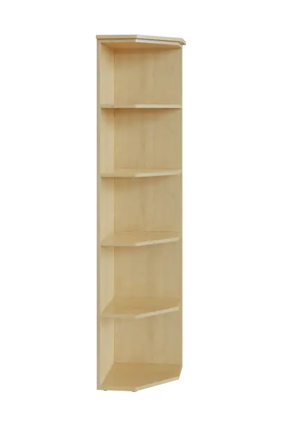 R 5 - 4 kancelářská skříň, rohová, 1800x400x400, javor horský